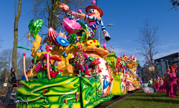 Typical Dutch weather for carnival in the Netherlands