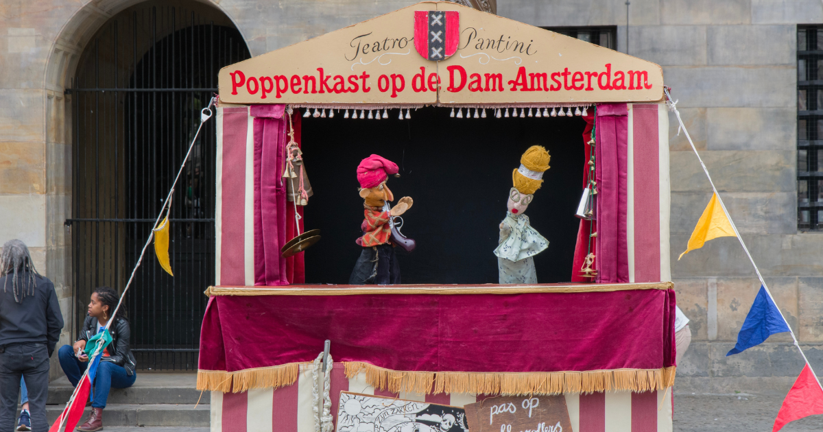 Puppet show on Dam Square in Amsterdam given cultural heritage status