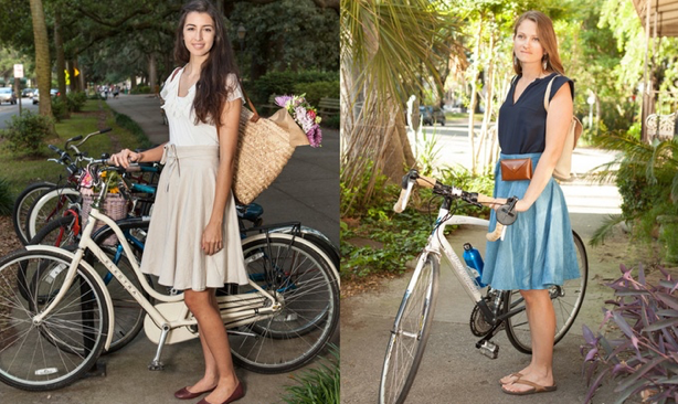 The Bicycle Wrap Skirt: for fashionable, active lifestyles